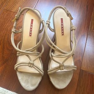 Prada wedges